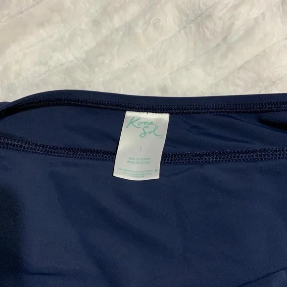 blue kona sol mirco mini bikini swim skirt - Picture 3 of 4